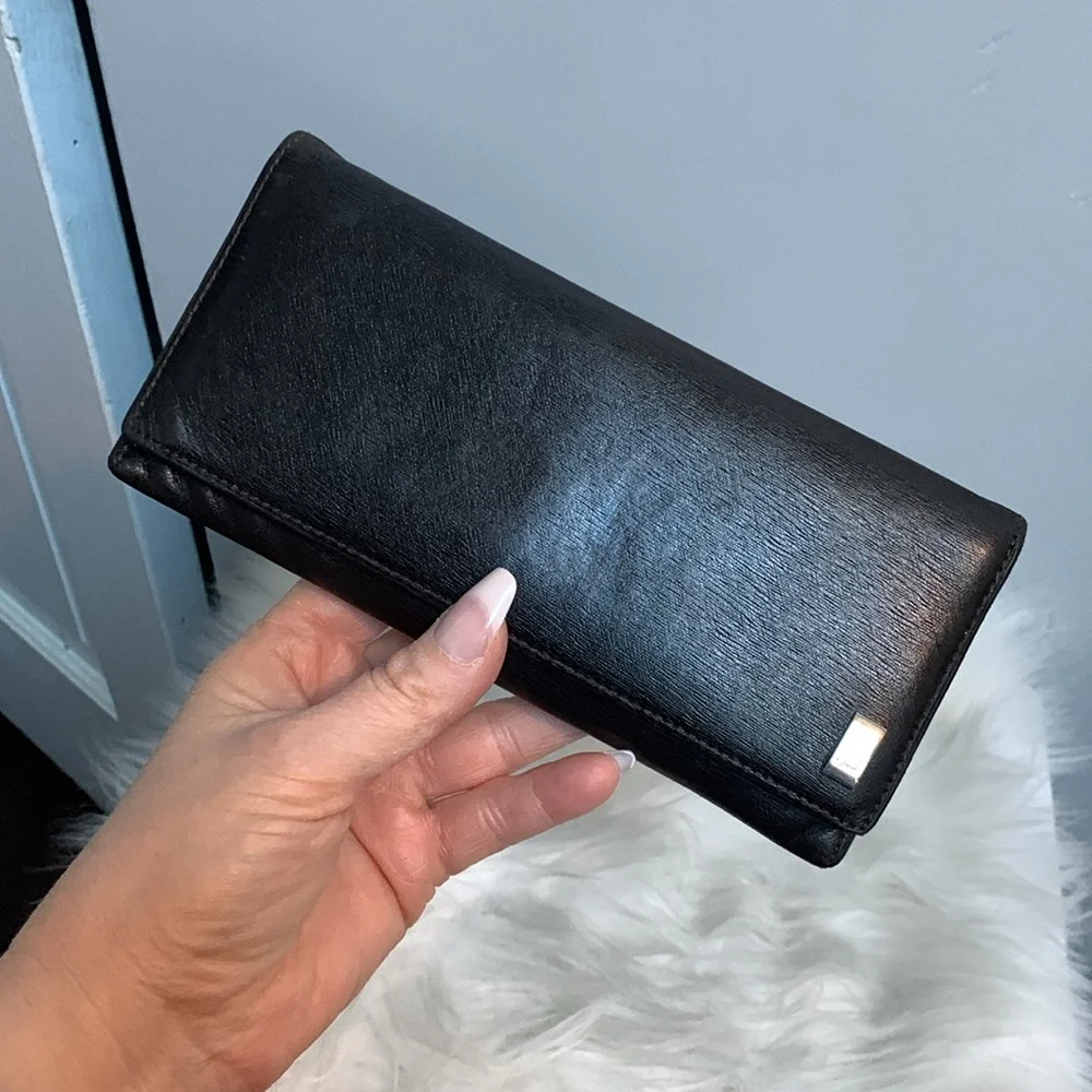 Authentic Dunhill long flap coat wallet - Picture 1 of 17